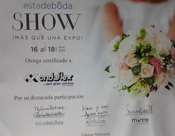 Eventos Ondaflex para recién casados